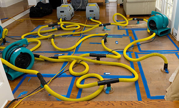 Professional Storm Water Damage Restoration technician working in Cornelius, OR
